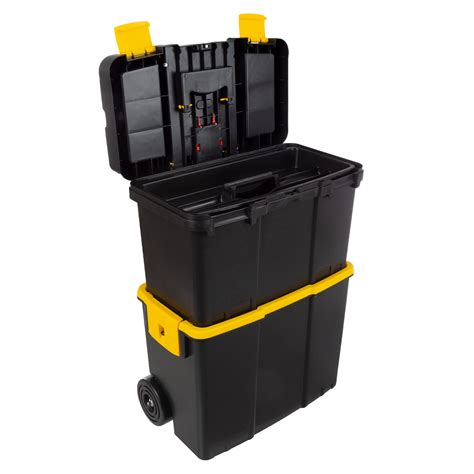 Stalwart Rolling Tool Box With Wheels, Yellow : Target